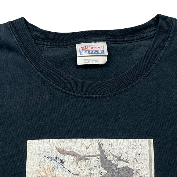 Vtg Alfred Hitchcocks THE BIRDS Tshirt 90s Horror Movie Promo Longsleeve Tee LRG - Picture 5 of 6